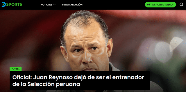 así reaccionó la prensa extranjera sobre la salida de Juan Reynoso