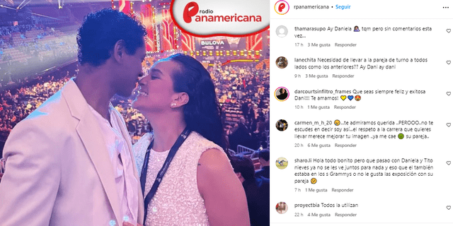 <em>Daniela Darcourt generó una serie de reacciones con su post. Captura: Instagram</em>   