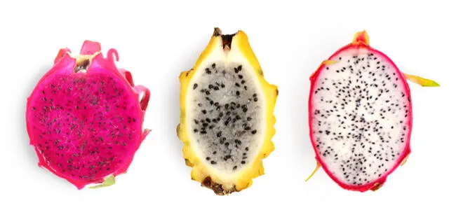 Existen hasta tres tipos de pitahaya. 