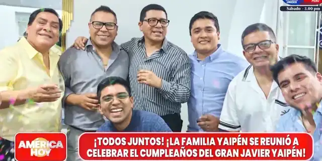 Christian Yaipén se reencontró junto a sus familiares.