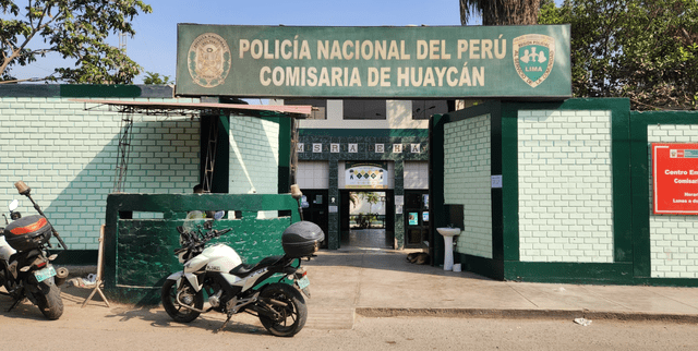 Madre y padrastro fueron conducidos a esta comisaría (FOTO: Mirian Torres / URPI-LR)   