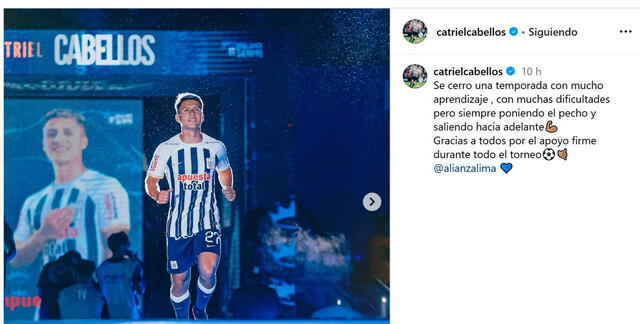 Catriel Cabellos, Alianza Lima