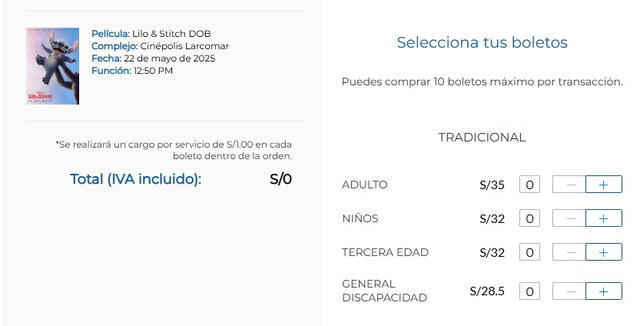 Estreno Lilo y Stitch en Perú: Precios de las entradas en Cinépolis Estreno Lilo y Stitch en Perú: Precios de las entradas en Cinépolis