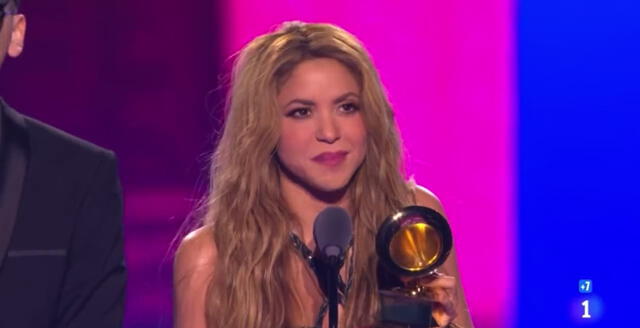 Shakira en los premios Latin Grammy (Difusión)   