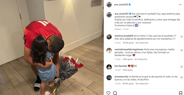 Ana Siucho y su última publicación de amor a Edison Flores.