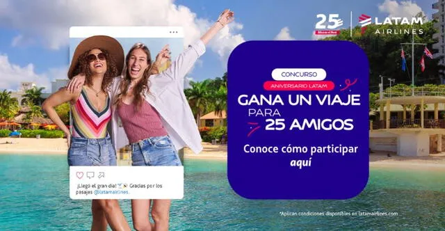 No te pierdas este impresionante concurso de Latam.