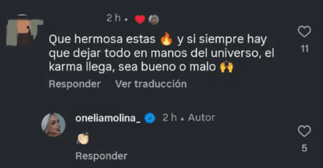 Onelia Molina respalda comentarios tras ingreso de Vania Bludau y Alejandra Baigorria Onelia Molina respalda comentarios tras ingreso de Vania Bludau y Alejandra Baigorria
