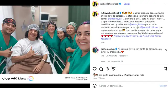 Carlos Vílchez pasa por una delicada operación. Carlos Vílchez pasa por una delicada operación.