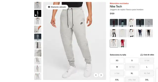 Buzo Nike valorizado en $120.