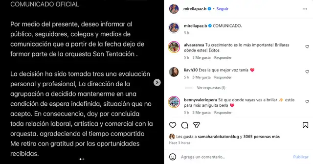 Mirella Paz deja Son Tentación