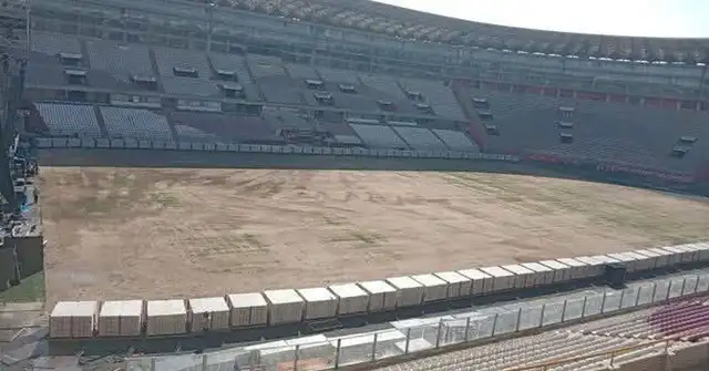 El lamentable estado del Estadio Nacional. El lamentable estado del Estadio Nacional.