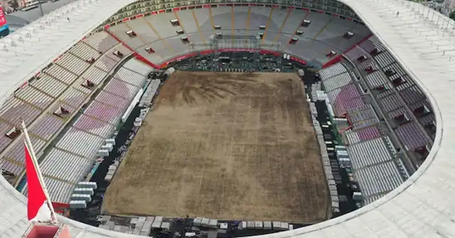 El polémico estado de la cancha del Nacional que indigna a los hinchas. El polémico estado de la cancha del Nacional que indigna a los hinchas.