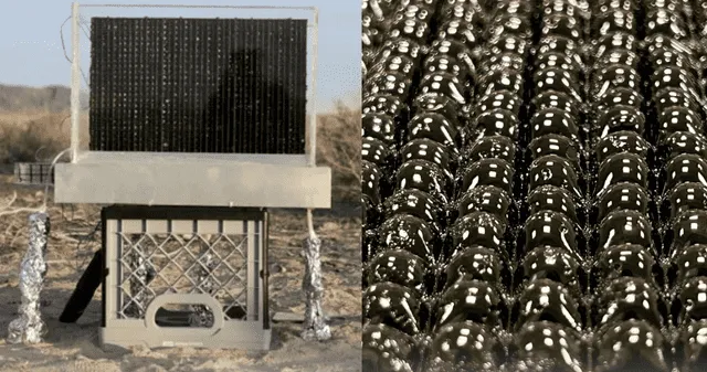 El dispositivo del MIT que transforma el aire en agua potable.