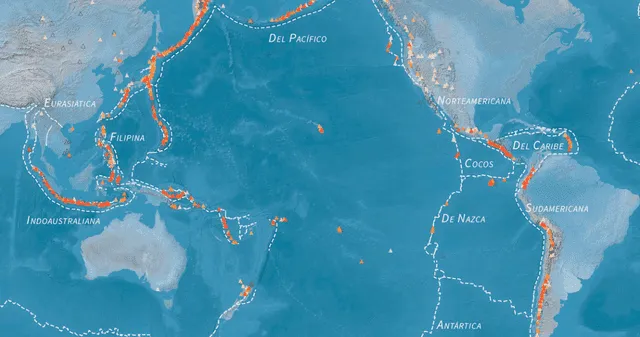 El Anillo de Fuego del Pacífico. El Anillo de Fuego del Pacífico.