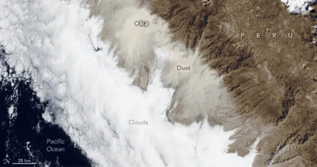 ¿Qué encontraron las imágenes satelitales de la NASA en el cielo peruano? ¿Qué encontraron las imágenes satelitales de la NASA en el cielo peruano?