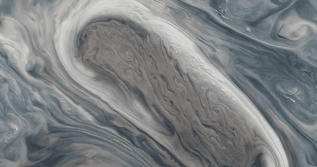 ¿De qué tamaño son los remolinos en Júpiter? La NASA responde.