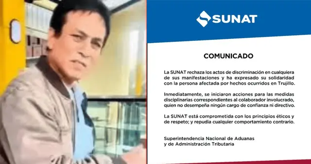 Agresor es trabajador de la SUNAT.