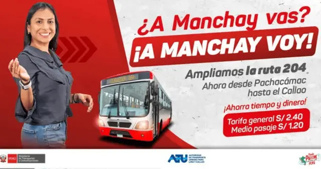 ¿Qué tarifa tendrá la ruta 204 del Corredor Rojo? ¿Qué tarifa tendrá la ruta 204 del Corredor Rojo?