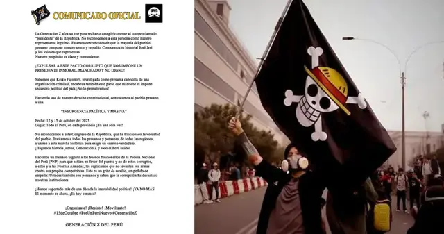 Rechazo a José Jerí y al Congreso de la República.