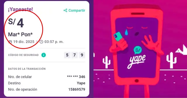 Yape realiza cambios en su aplicativo.