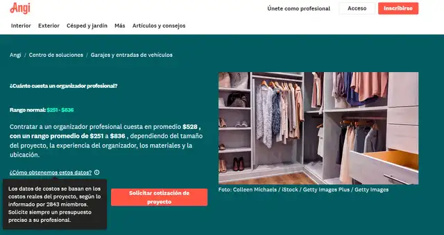 organizador profesional en EE.UU.