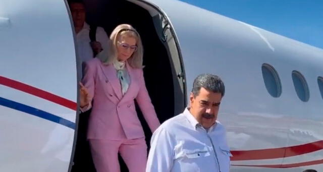 Nicolás Maduro, su avión fue incautado. / Foto: X.   