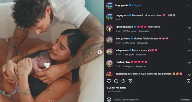 ¡YA NACIÓ! Isabella Ladera y Hugo García se convierten EN PADRES de un varoncito 