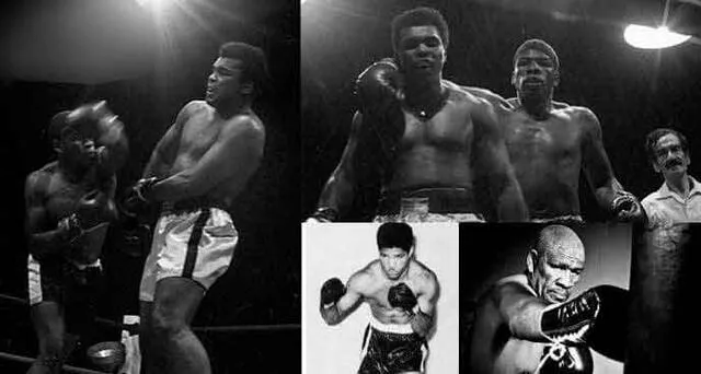 Willy de la Cruz se dio el lujo de pelear contra una leyenda como Muhammad Ali. | FUENTE: Twitter.   