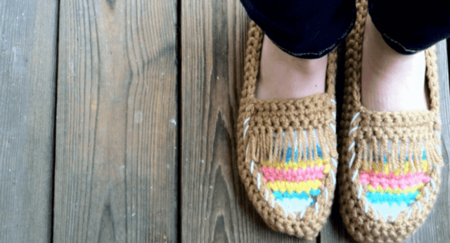 Mejor ceja Benigno Manualidades: Aprende a elaborar unos lindos y modernos mocasines a crochet  (Fotos) | El Popular