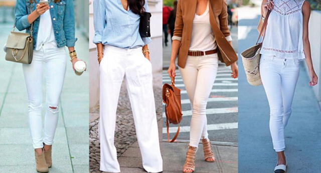 Atar póngase en fila Preguntar Moda | Mujer | 5 claves para llevar un pantalón blanco sin miedo | Belleza  | Estilo | El Popular
