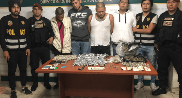 San Martín De Porres: PNP Captura A Cuatro Sujetos Con Más De 4 Kilos ...