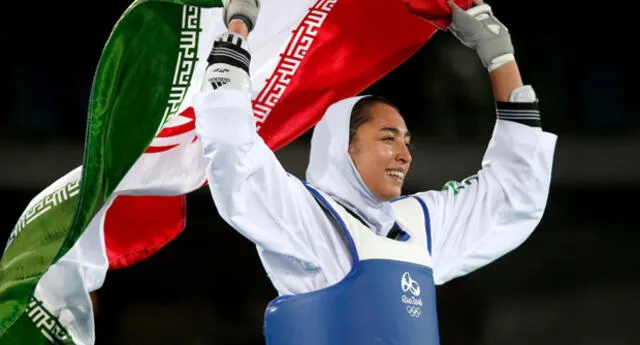 Única medallista olímpica en la historia de Irán renunció a su país El Popular