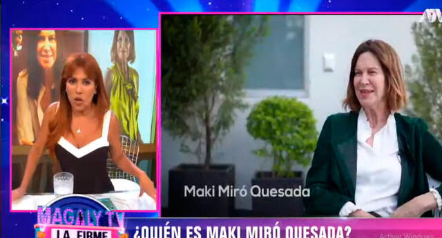 Magaly Medina a Maki Miró Quesada: "Ella toda la vida estuvo viviendo entre algodones" Magaly Medina a Maki Miró Quesada: "Ella toda la vida estuvo viviendo entre algodones"