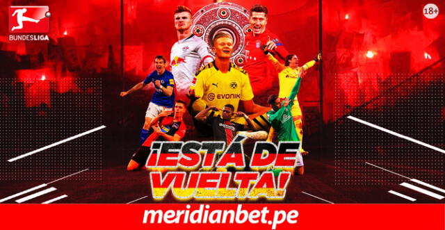 ¡NO TE PIERDAS LA FECHA 27 DE LA BUNDESLIGA EN MERIDIANBET! El Popular