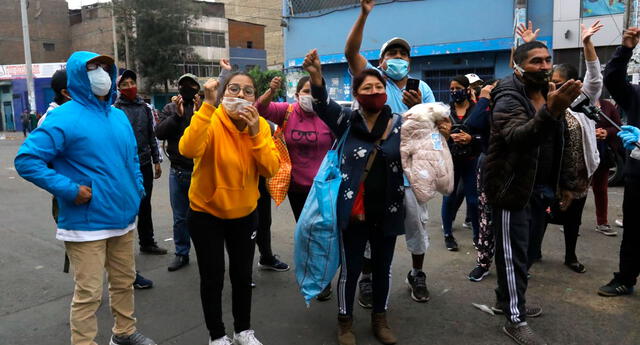 La Victoria: comerciantes protestaron ante cierre de avenidas de Gamarra El Popular