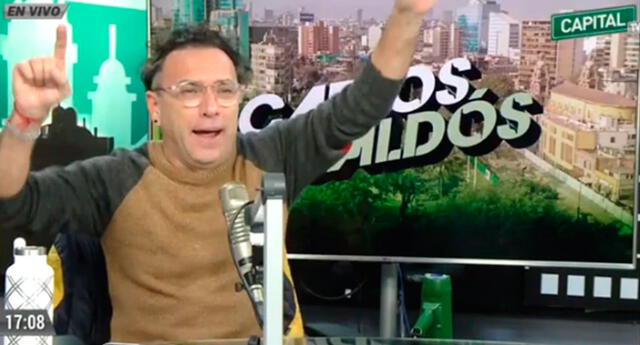 Carlos Galdós feliz por el cierre de Radio Capital.