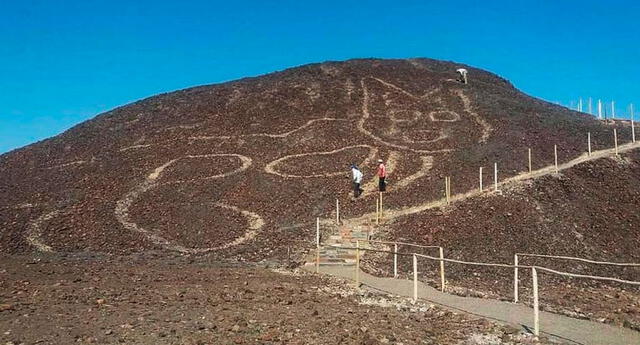 Mincul confirma el hallazgo arqueológico de un nuevo geoglifo en la Pampa de Nasca El Popular