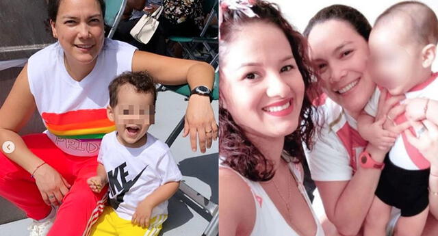 Katty García y Karim Vidal se olvidan de las peleas y disfrutan juntas de la compañía de su hijo El Popular