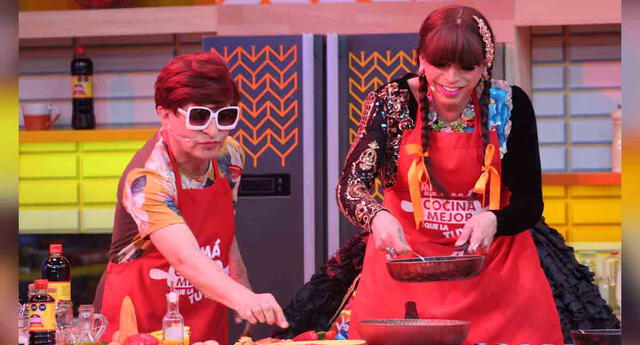 Chola Chabuca y Fernando Armas compiten en "Mi mamá cocina mejor que la tuya" El Popular