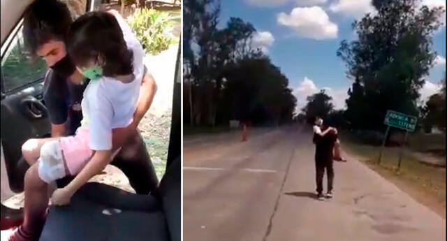 “Tenía la herida, había moscas y me daba miedo que se infecte. No nos comprendían y no nos dejaban pasar, y mi hija lloraba”, indicó el padre de la menor.