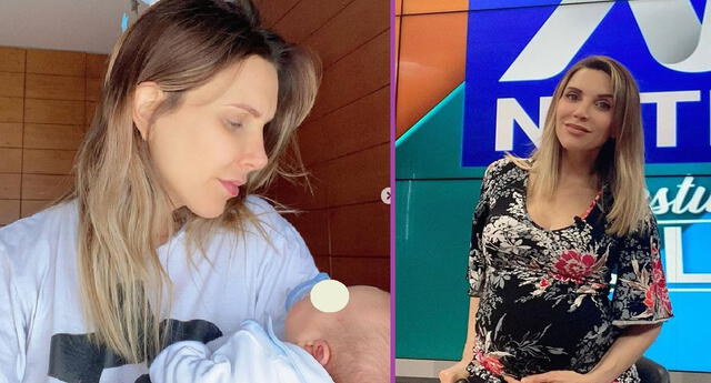 Juliana Oxenford aprovecha el tiempo junto a su engreído antes de regresar a la TV El Popular