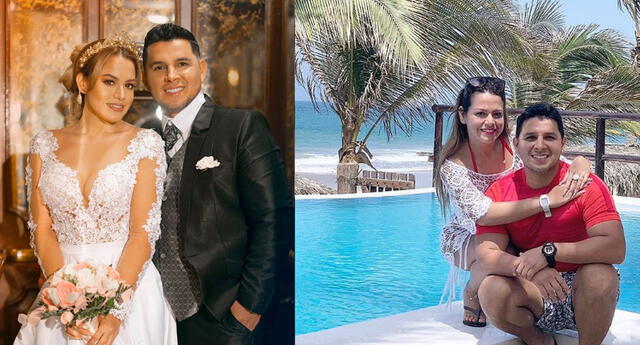 Florcita y Néstor Villanueva celebran 10 años de matrimonio.