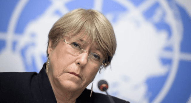 La oficina del Alto Comisionado en DD.HH. que lidera la expresidenta Michelle Bachelet emitió un informe sobre las protestas en Lima.