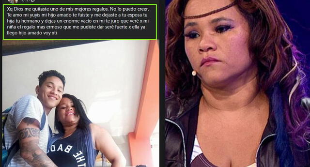 Yessenia Villanueva, hija del cómico Melcochita, le hizo una conmovedora promesa a su hijo fallecido.