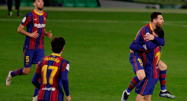 Barcelona: Lionel Messi salvo de una derrota ante Betis El Popular