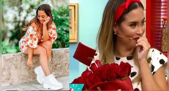 Ethel Pozo habla sobre las flores que recibió en el set de 'América Hoy'.