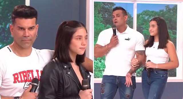 Christian Domínguez y 'Tomate' Barraza presentan a sus hijas.