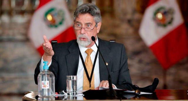 Presidente Francisco Sagasti ofrecerá mensaje a la Nación a las 8: 00 de la noche El Popular