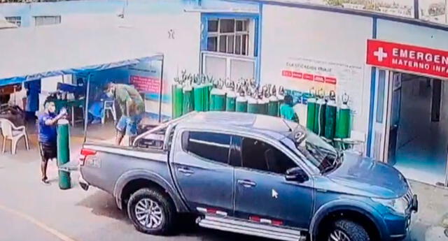 Chimbote: vigilantes estarían implicados en el robo de balones de oxígeno del Hospital de EsSalud El Popular