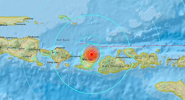 Sismo de magnitud 5,7 remeció las costas de Indonesia El Popular